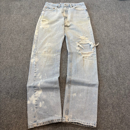 90s Levi’s 505 Bleached & Distressed Jeans - 32x34