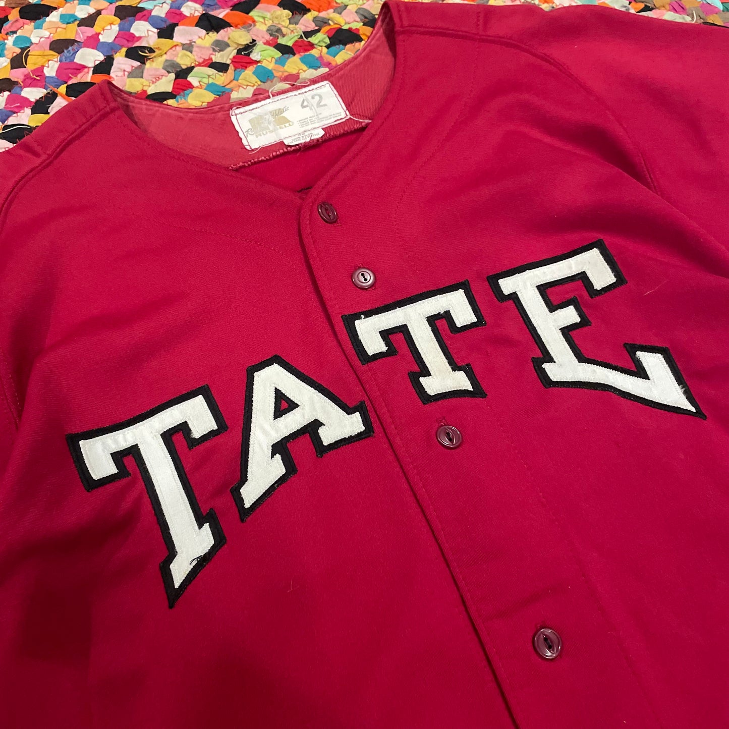 1984 Tate Highschool National Champion Players Baseball Jersey