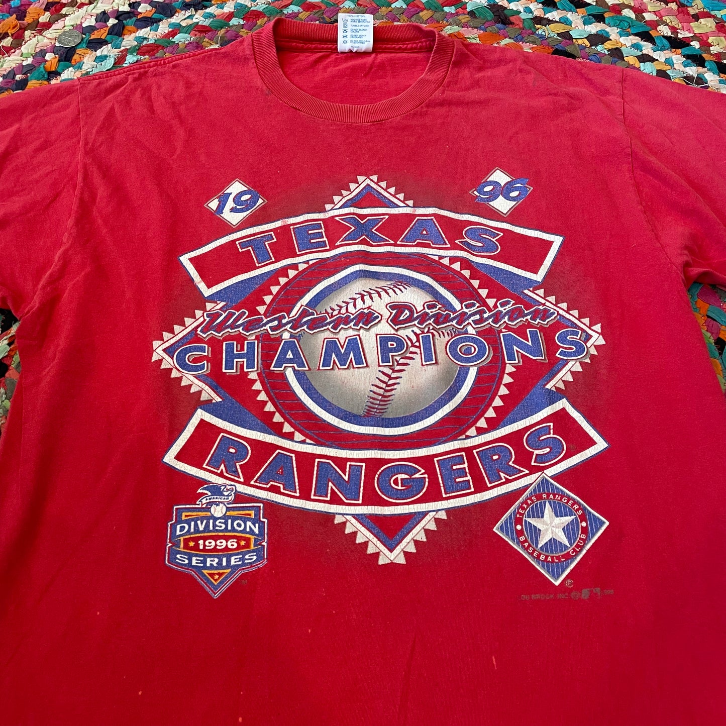 1996 Texas Rangers Baseball T-Shirt