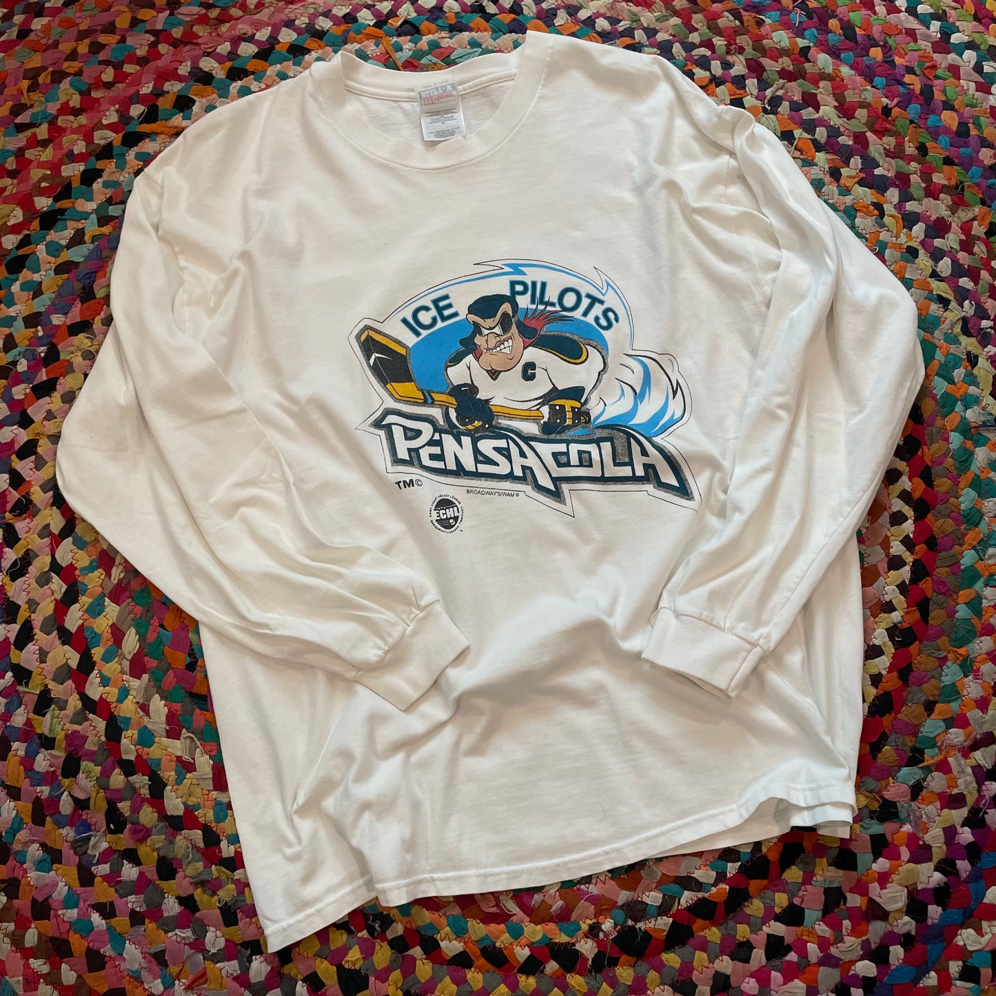 90s Pensacola Ice Pilots Hockey L/S Shirt