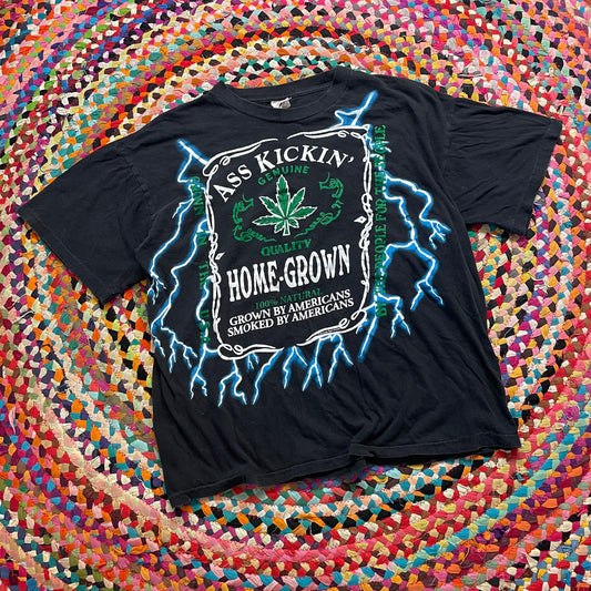 90s Ass Kickin’ Home-Grown Weed T-Shirt