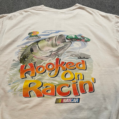 2000s Bass Pro Shops NASCAR T-Shirt - XL