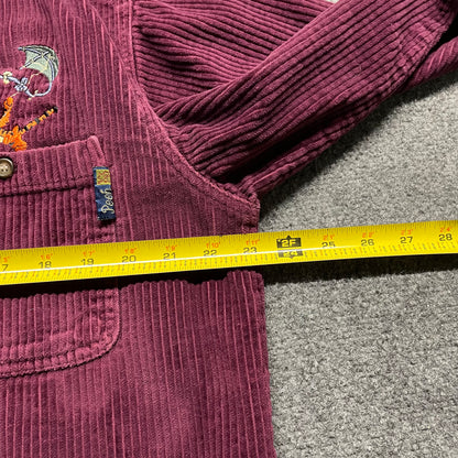 90s Winnie the Pooh Corduroy Button Up - M