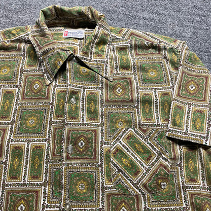 1980s Perma Press Button Up - L