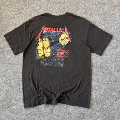 1988 Metallica Damaged Justice Tour T-Shirt - L