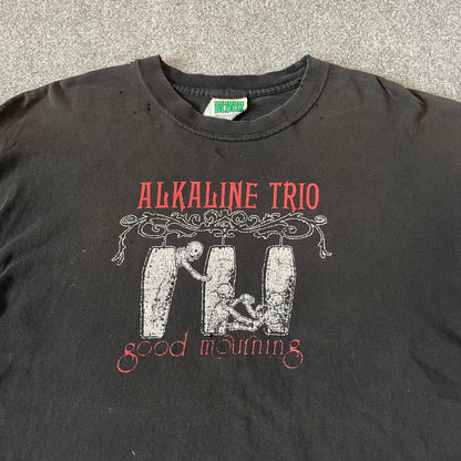 90s Alkaline Trio Good Mourning Band Shirt - L