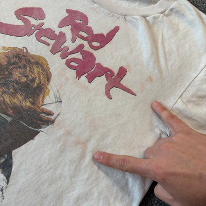 1980s Rod Stewart Out of Order Tour T-Shirt - M