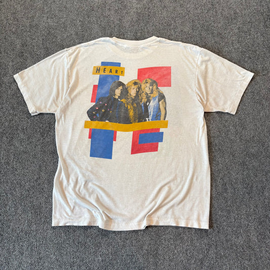 1990 HEART Band T-Shirt - L