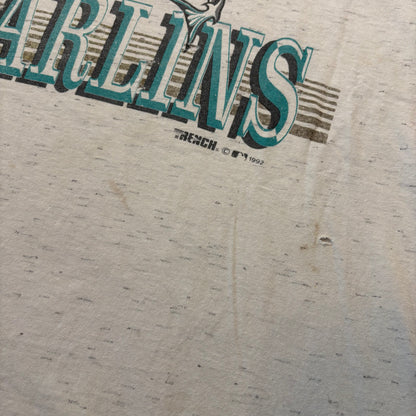 Distressed 90s Florida Marlins Shirt - XL