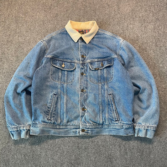 1980s Lee Ford Motorsport Jean Jacket - L