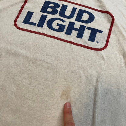 1980s Ironman Triathlon Bud Light Sponsored T-Shirt - L