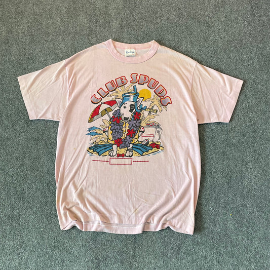 1980s Club Spuds Bud Light Promo Shirt - L