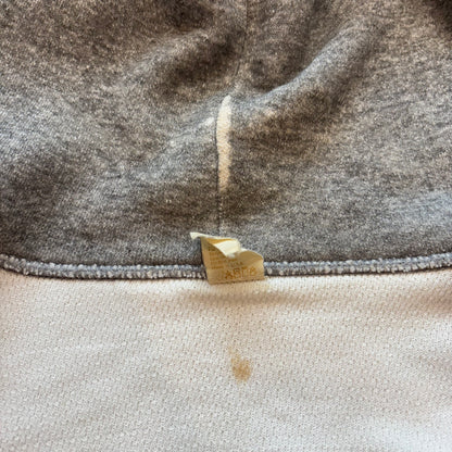 1970s Thermal Lined Zip Up Hoodie - L