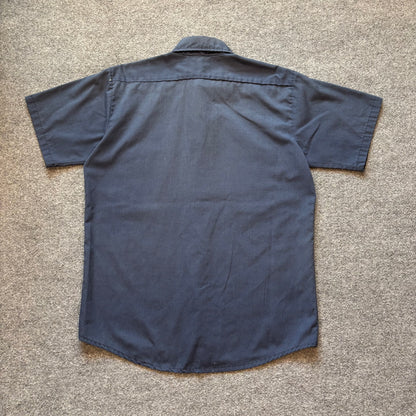 80s Mechanics Button Up - L
