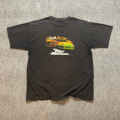 Rare Euro 2001 The Fast & The Furious Promo T-Shirt - L