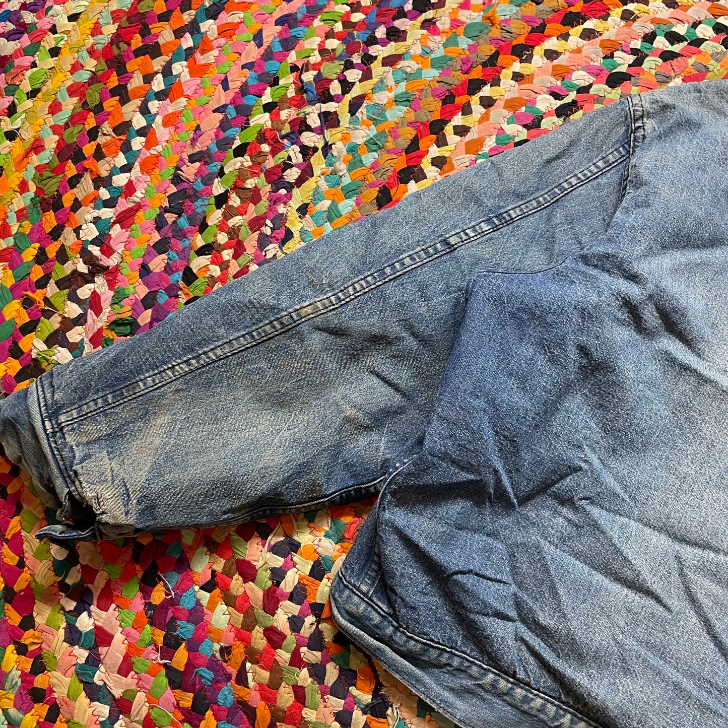 1970s Sears Work Leisure Denim Detroit Style Jacket