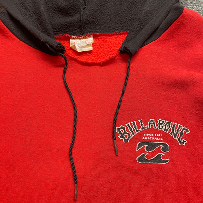 Rare 1980s Billabong Colorblock Hoodie - M