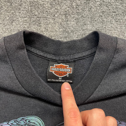 90s Holographic Harley Davidson Shirt - M