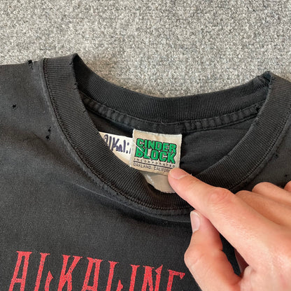90s Alkaline Trio Good Mourning Band Shirt - L