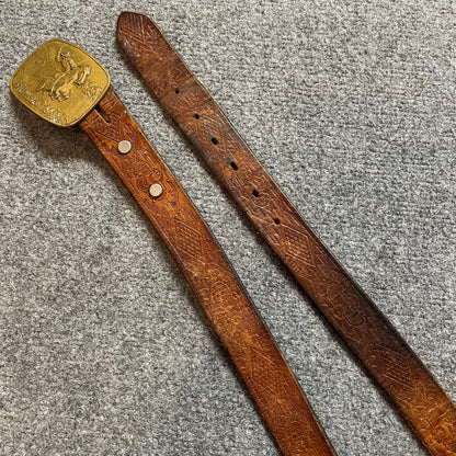 1970s Smith & Wesson Leather Belt