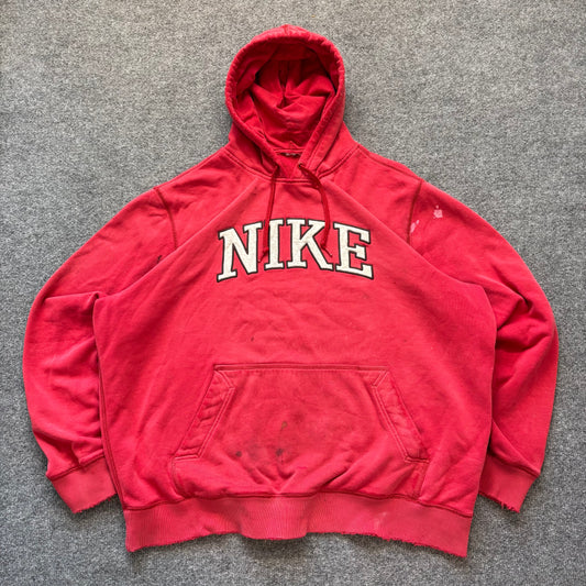 Distressed Nike Hoodie - Xl