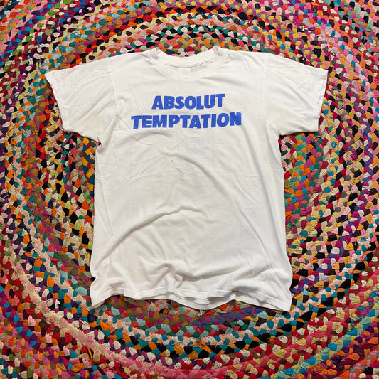 Rare 1980s “Absolut Temptation” Vodka Promo T-Shirt