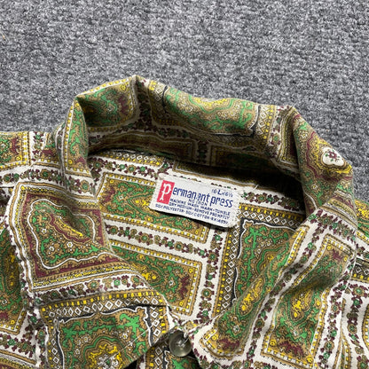 1980s Perma Press Button Up - L