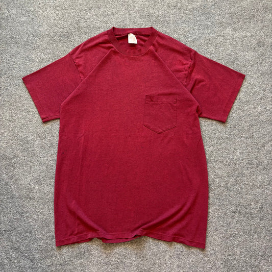 1980s Pocket T-Shirt - L
