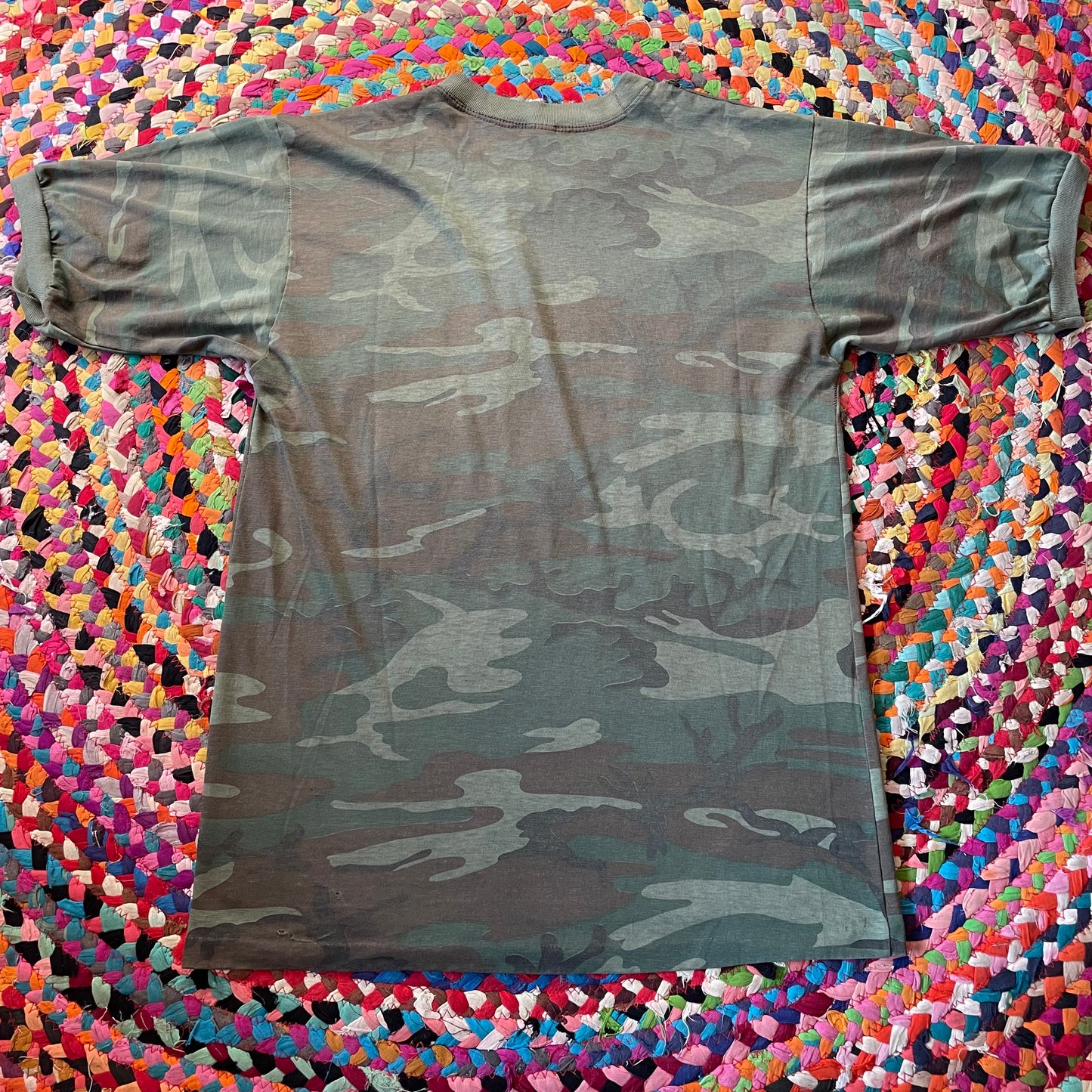 1980s Military Camo Ringer T-Shirt