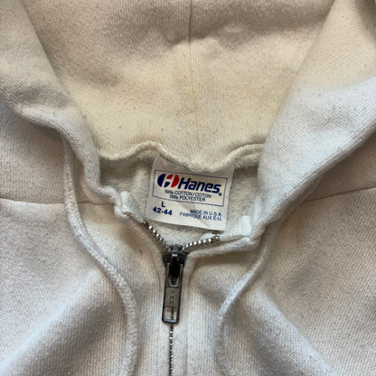 90s Hanes 50/50 Zip Up Hoodie - L