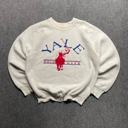90s Yale Polo Club Sweat - M