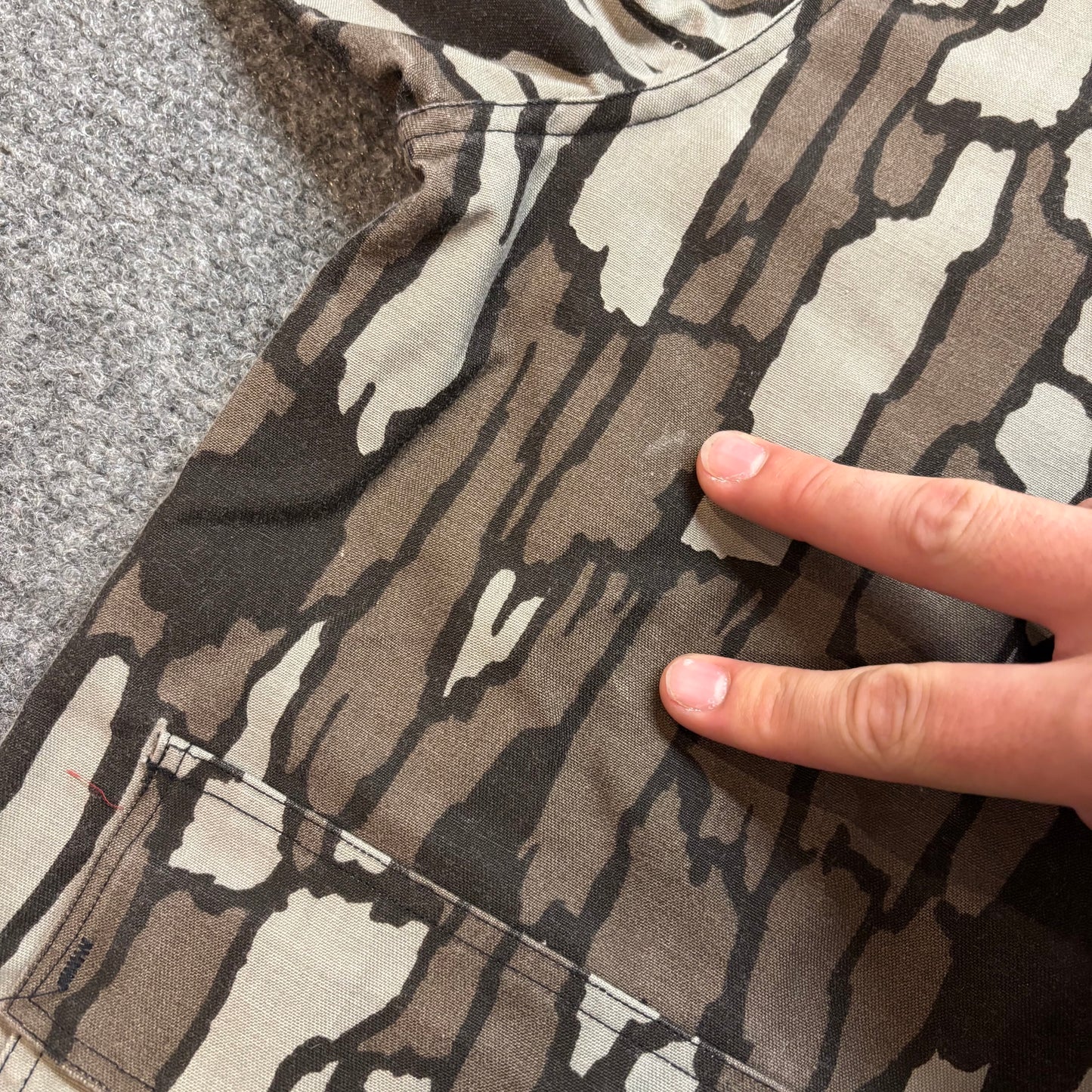 1980s Trebark Camo Zip Up Jacket - S